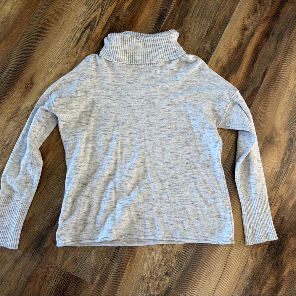 RD Style Heather Gray Cozy Turtleneck Sweater